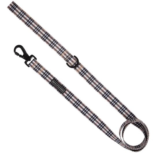 DOG LEASH: Nova Plaid: 2.5cm Wide