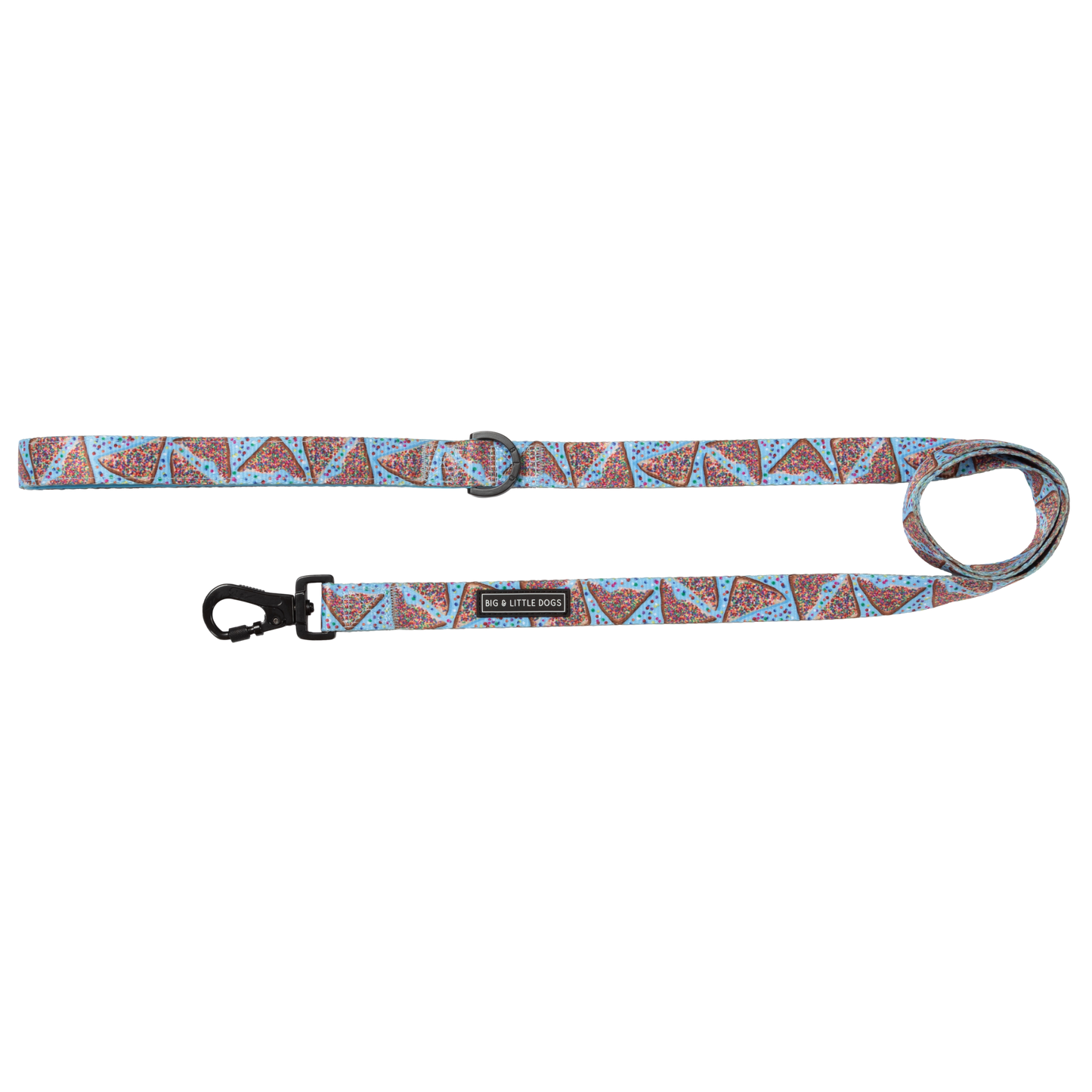 DOG LEASH: Blue Fairy Bread: 1.5cm Wide